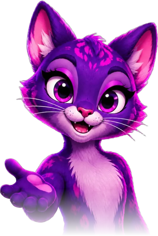 Sabaki, the cat mascot of sabaki.dance, welcoming you